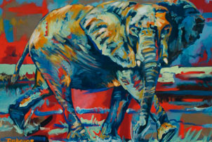 Elefant 170112, 120 x 160 cm